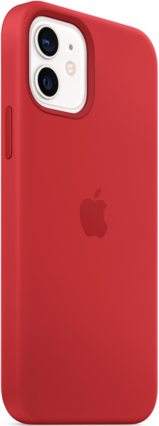 Чехол Apple для iPhone 12/12 Pro Silicone Case with MagSafe (красный)